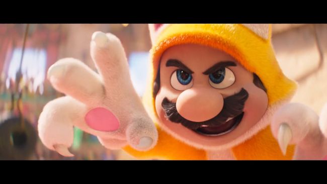 The Super Mario Bros. Movie Trailer lacht über den Katzenanzug