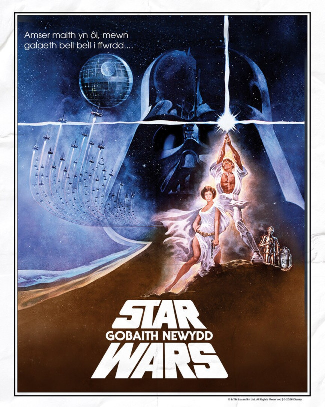 Star Wars: Episode IV - A New Hope wird ins Walisische synchronisiert