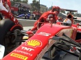 Regnerisches Gameplay aus F1 2015 zeigt Vettel im Ferrari SF15-T