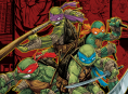 Vier Teenage Mutant Ninja Turtles mit jeweils einem persönlichen Trailer