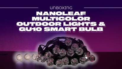 Nanoleaf Matter Multicolour Outdoor Lights & GU10 Smart Bulb - Auspacken