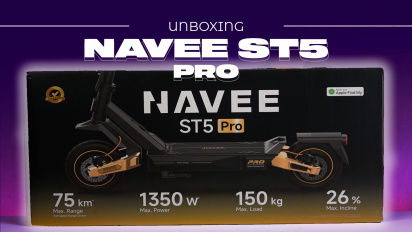 Navee ST5 Pro Urban Electric Scooter - Auspacken