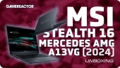 MSI Stealth 16 Mercedes-AMG Motorsport A13V (2024) - Auspacken