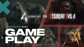 Resident Evil 4 Remake vs Original Gameplay Vergleich - El Gigante Battle